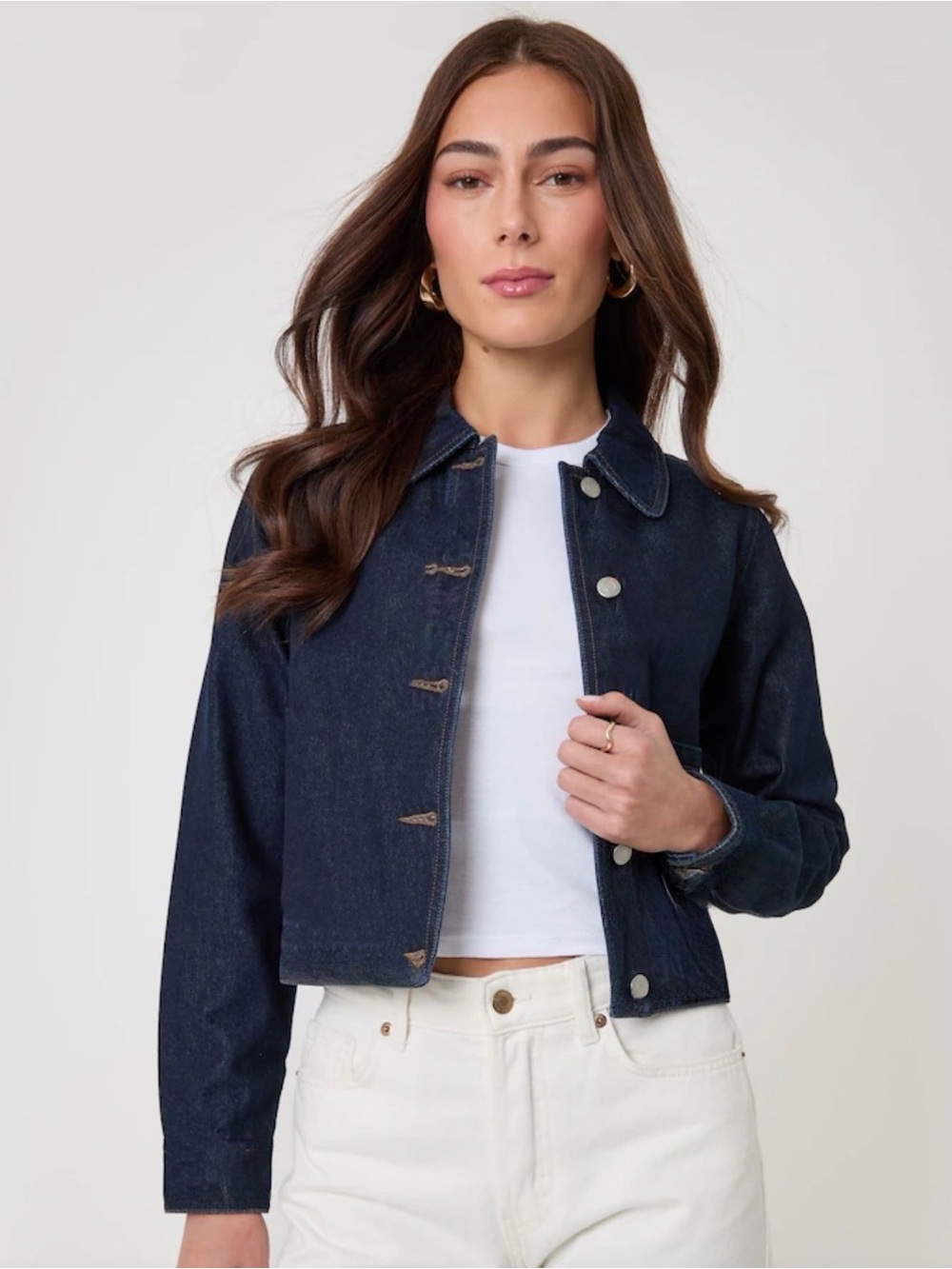 Banana Republic Classic Dark Blue Denim Jacket